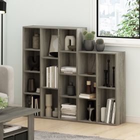 Luder 5-Cube Reversible Open Shelf, French Oak