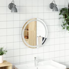 LED Bathroom Mirror Glass 19.7 in diameter Modern Round Vanity